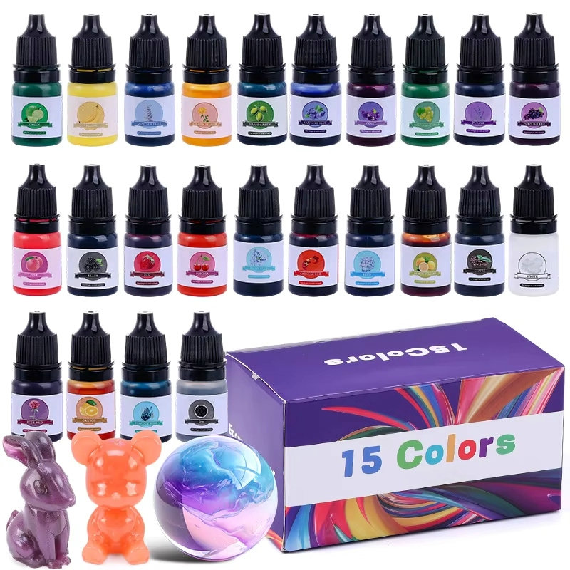 Resin Pigment Set - Pigment do żywicy epoksydowej 24 żywe