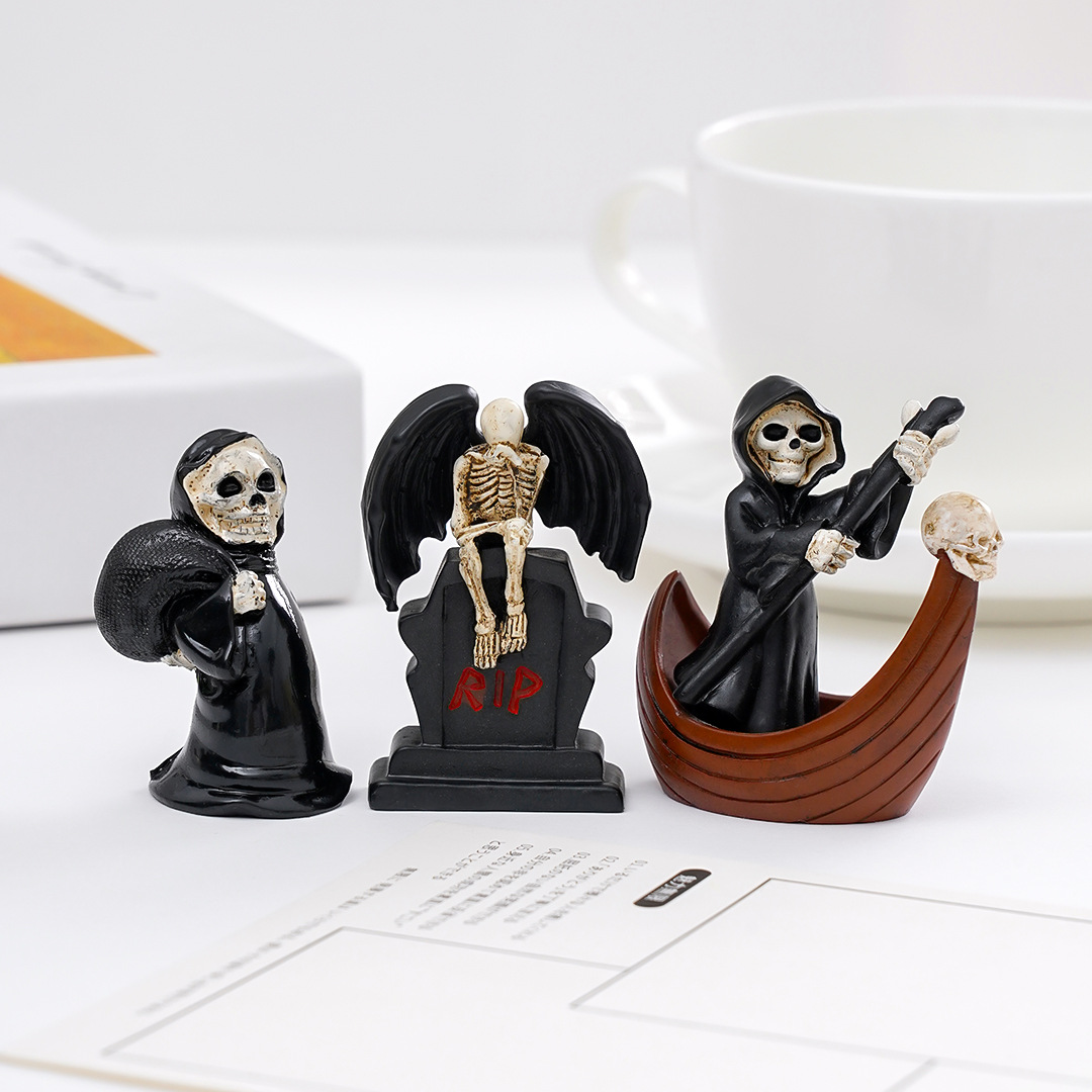 Resin Crafts Diy - Halloweenowa Straszna Dekoracja Domu Ozdoba Miniaturowy