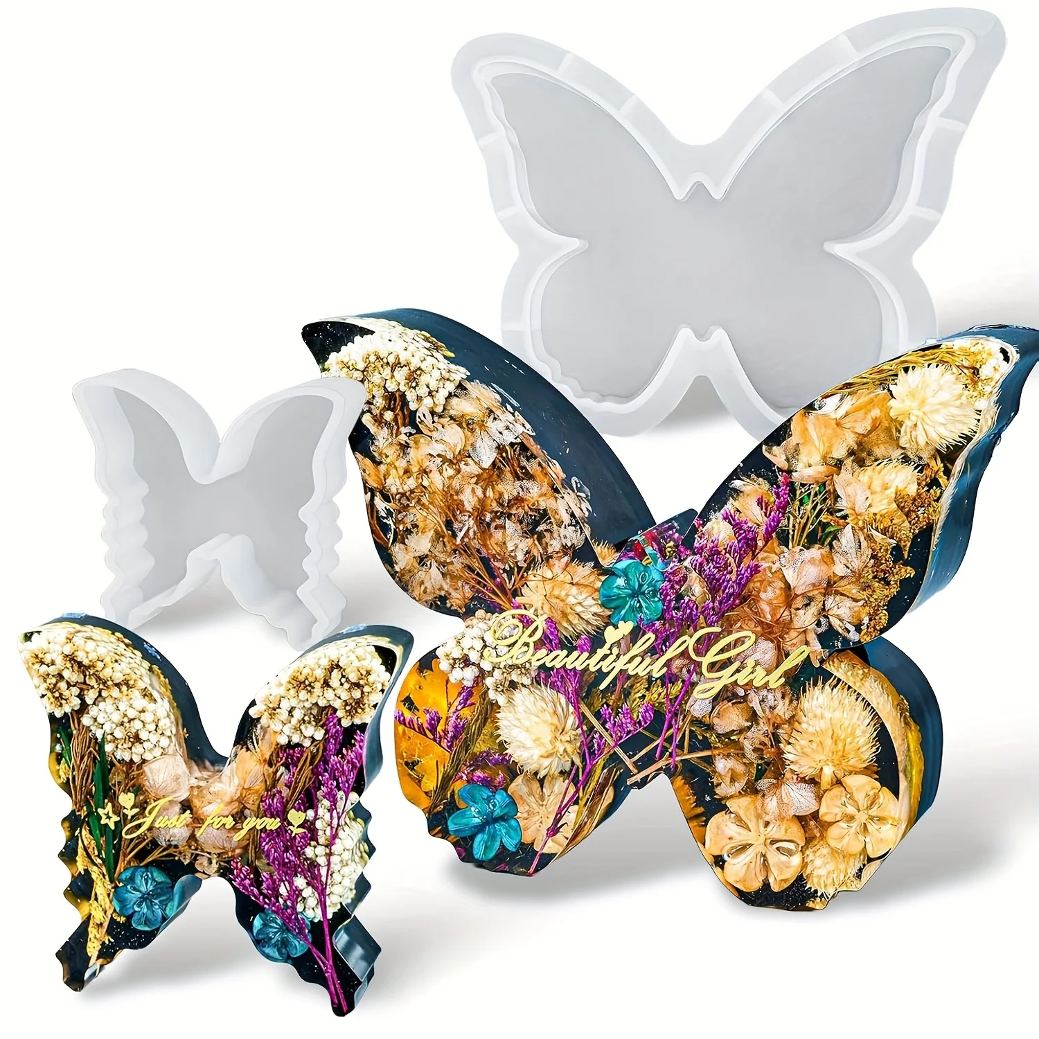 Flower Preservation Resin - Dwa rozmiary zestawów form z żywicy