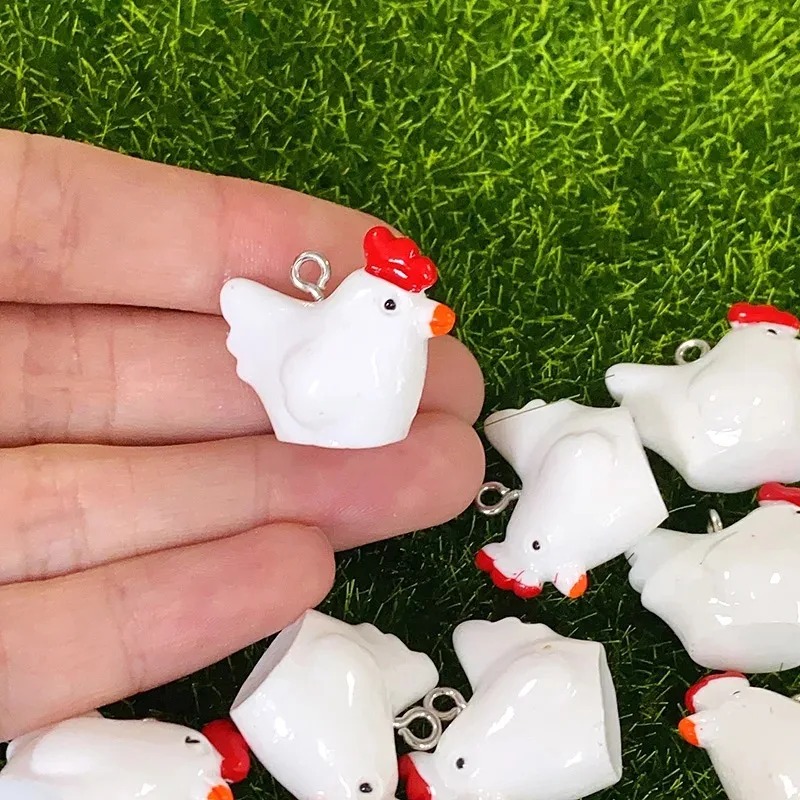 Resin Crafts Diy - 10 szt. Urocze Mini 3D Żywiczne