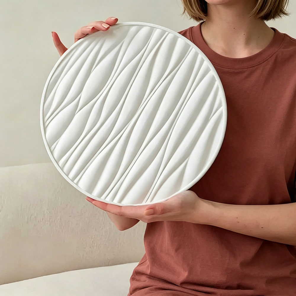 Silicone Mold Tray - Duża Okrągła Forma Silikonowa Taca Falista