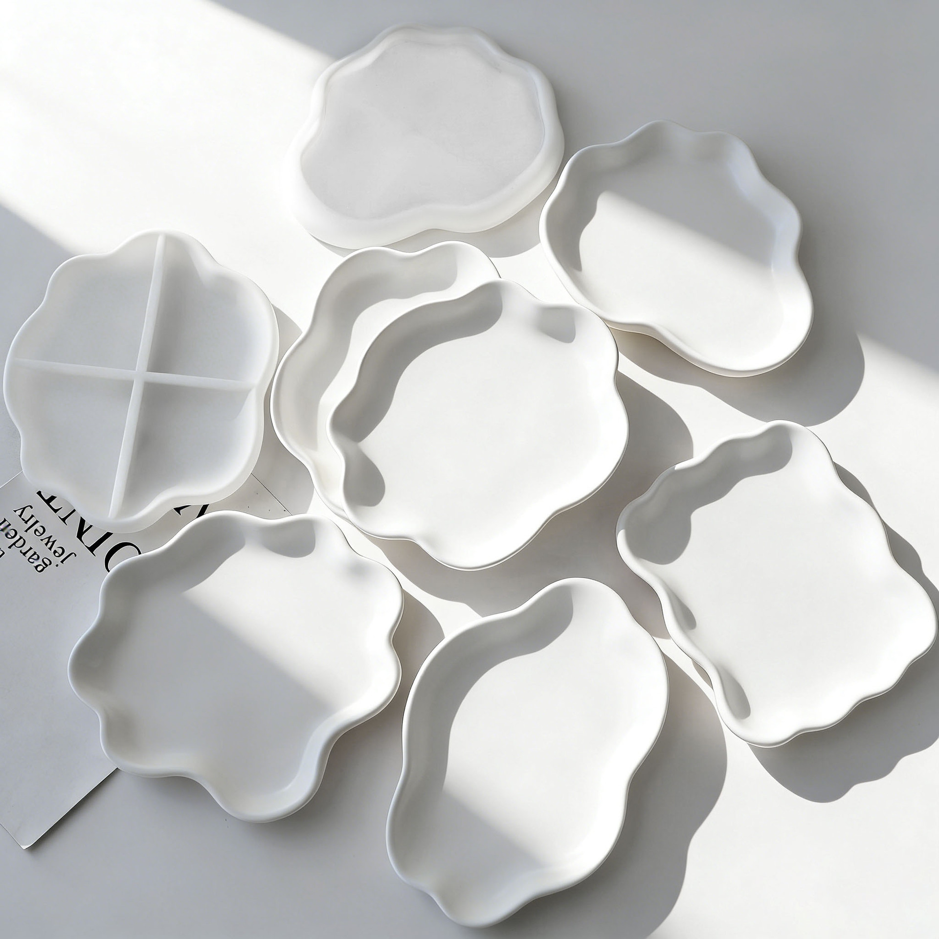 Serving Tray Mold - Forma silikonowa do odlewania podstawek z