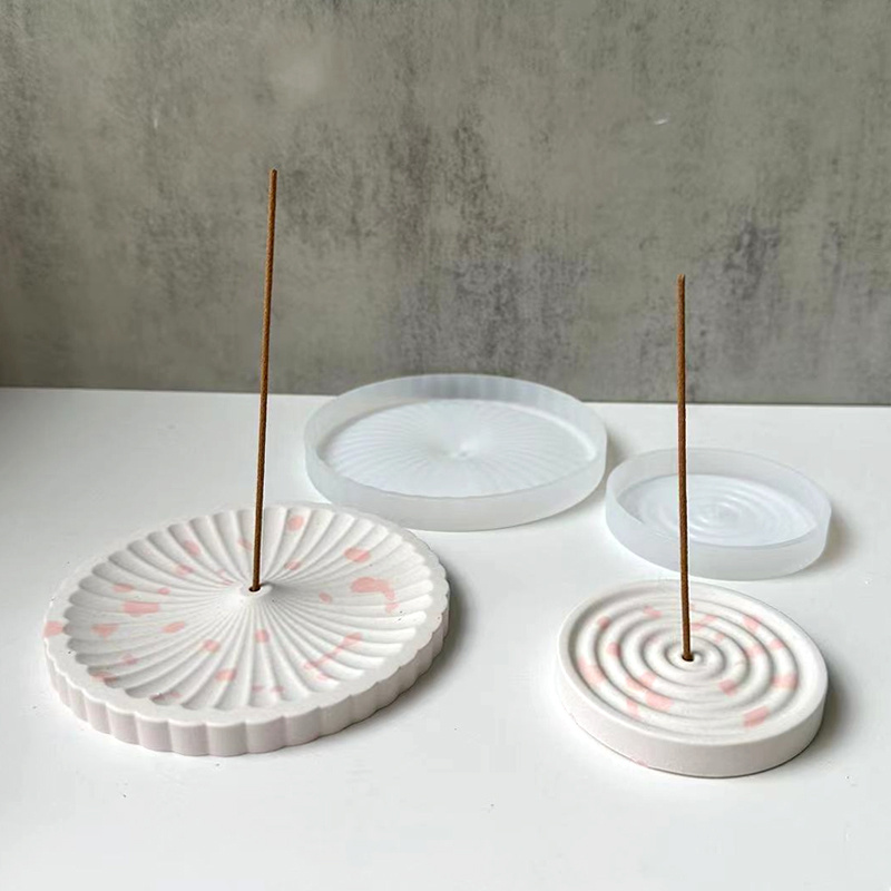 Silicone Mold Tray - Forma silikonowa na podstawkę na kadzidła,