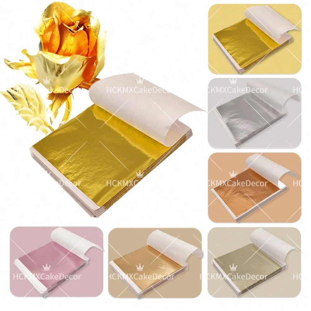 Gold Foil Flakes - 100 szt. Imitacja złotej folii w