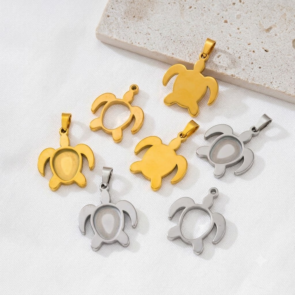 Bezels Set Pendant - 5 szt./zestaw Bazy do kaboszonów w