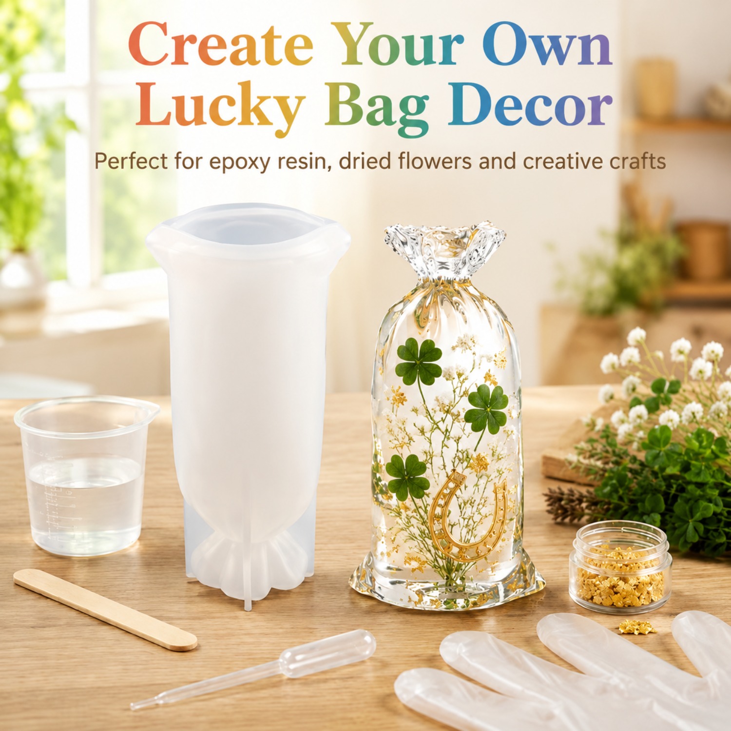 Flower Preservation Resin - Formy silikonowe do żywicy w stylu