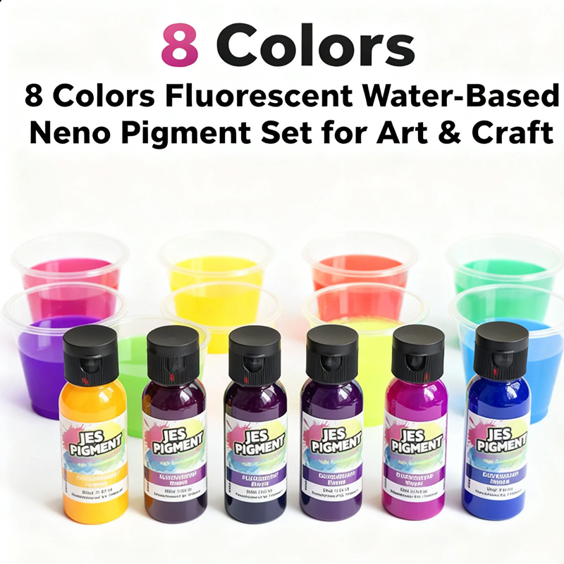 8 kolorów/zestaw pigmentów flu – Resin Pigment Set recenzja i cena