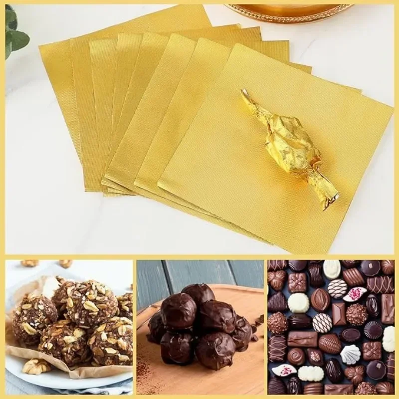 100 SZTUK Duże opakowania na b – Gold Foil Flakes recenzja i cena