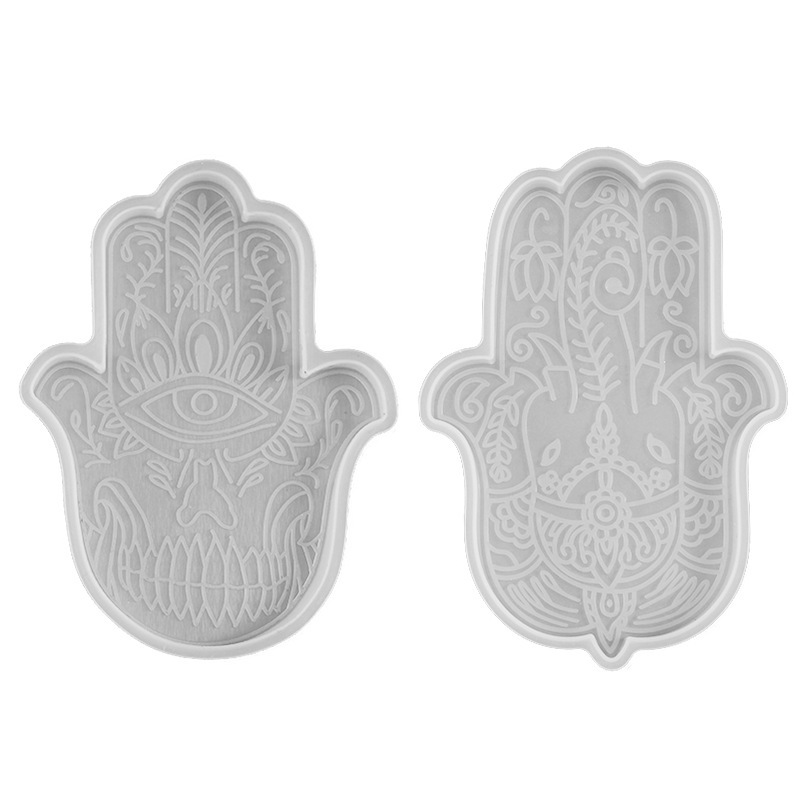 1 sztuk DIY Coaster ręka fatim – Silicone Mold Tray recenzja i cena