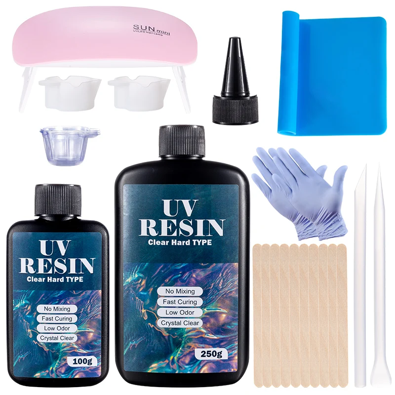 Zestaw kleju z twardej żywicy  – Epoxy Uv Resin Kit recenzja i cena
