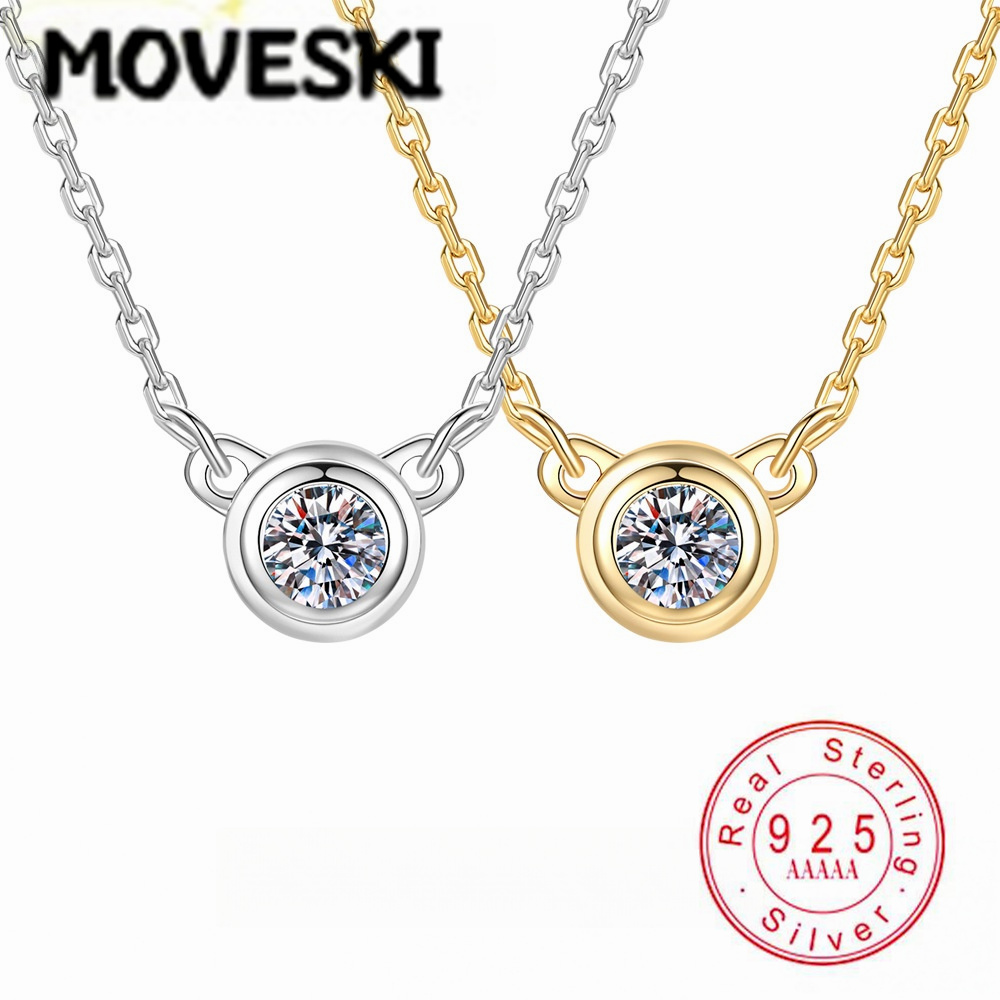 Naszyjnik z zawieszką z moissa – Bezels Set Pendant recenzja i cena