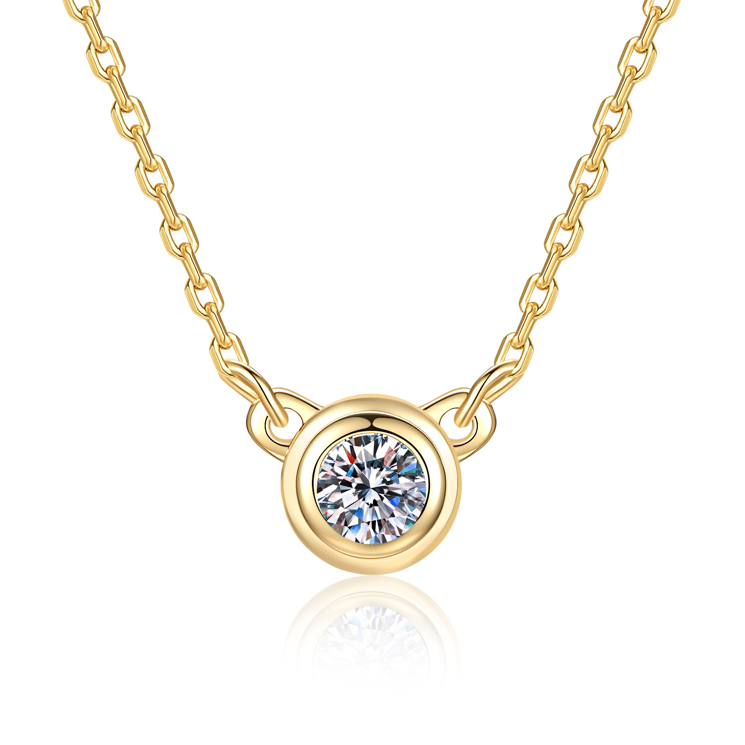 Naszyjnik z zawieszką z moissa – Bezels Set Pendant recenzja i cena