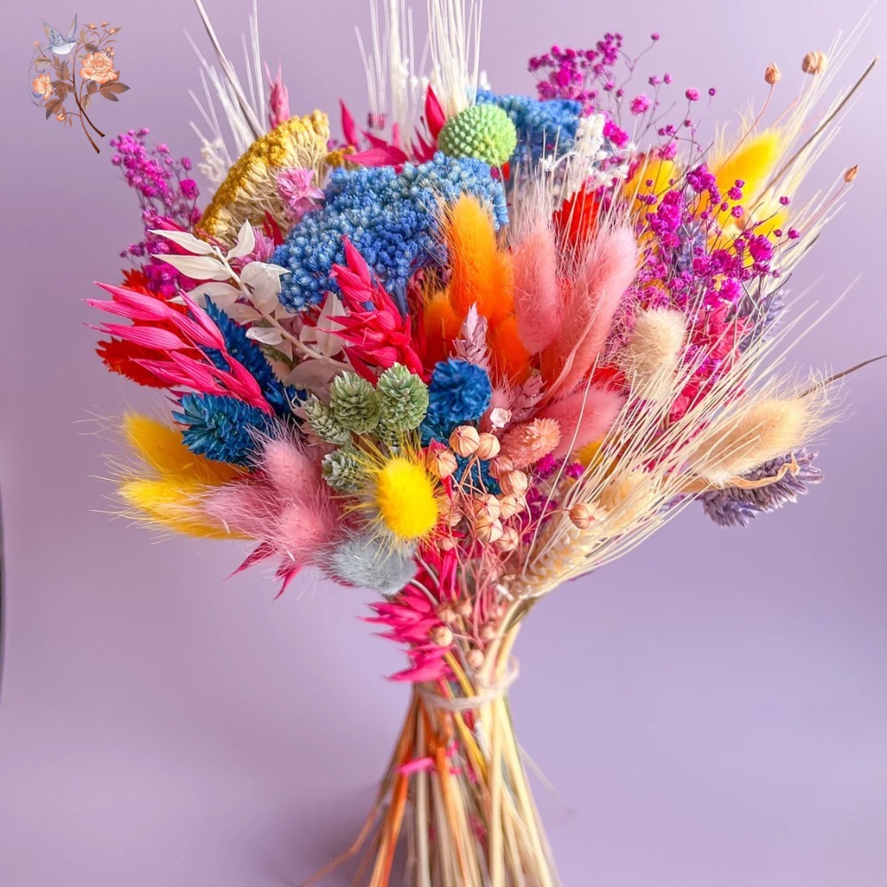 Kolorowy Bukiet Ślubny z Suszo – Dried Flower Bulk recenzja i cena