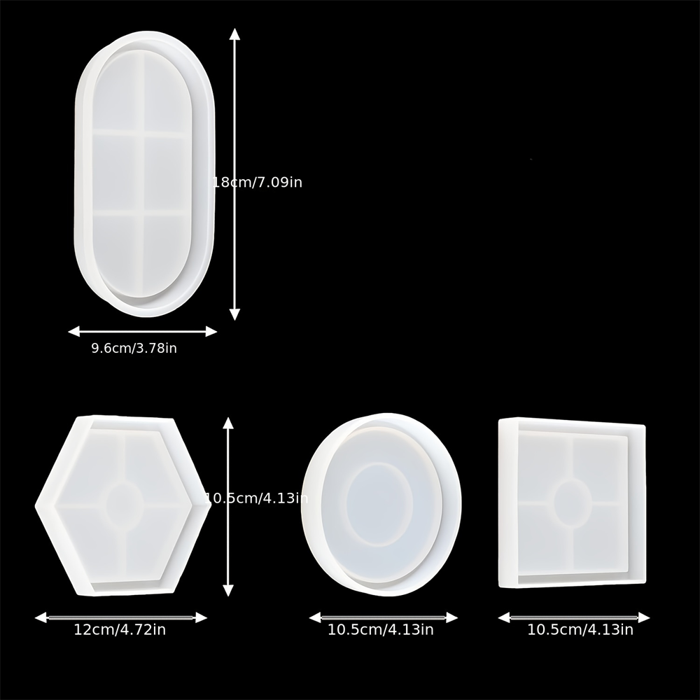 4 sztuki / zestaw silikonowych – Serving Tray Mold recenzja i cena