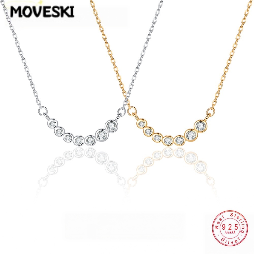 Naszyjnik MOVESKI z okrągłą za – Bezels Set Pendant recenzja i cena