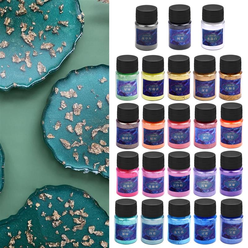 24 kolory żywica epoksydowa ba – Resin Pigment Set recenzja i cena
