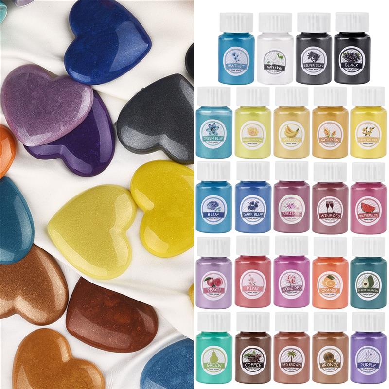 24 kolory żywica epoksydowa ba – Resin Pigment Set recenzja i cena