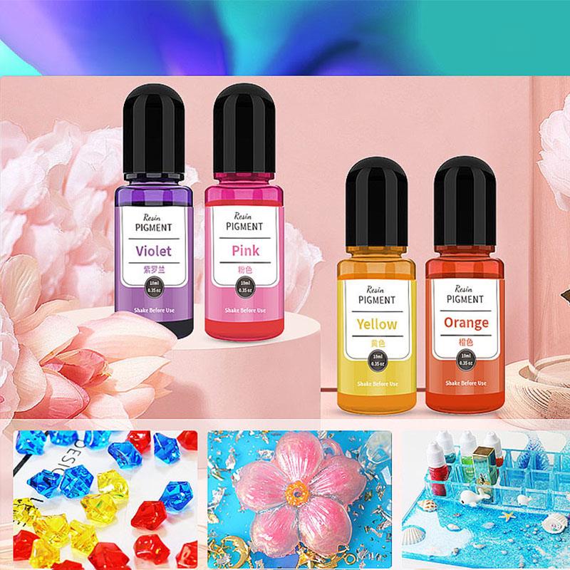 24 kolorowy atrament artystycz – Resin Pigment Set recenzja i cena